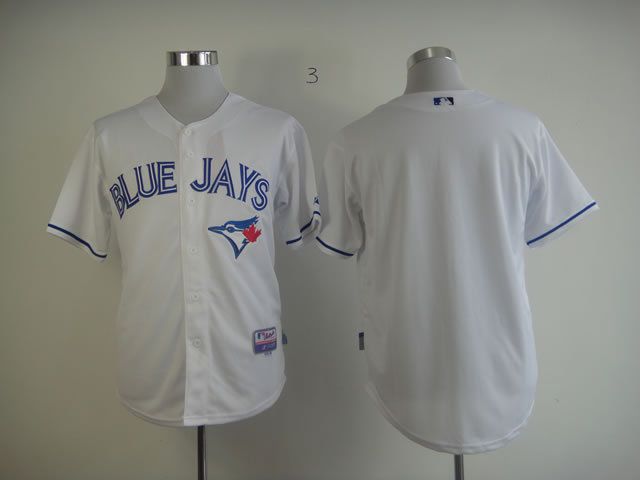 Men Toronto Blue Jays Blank White MLB Jerseys->women mlb jersey->Women Jersey